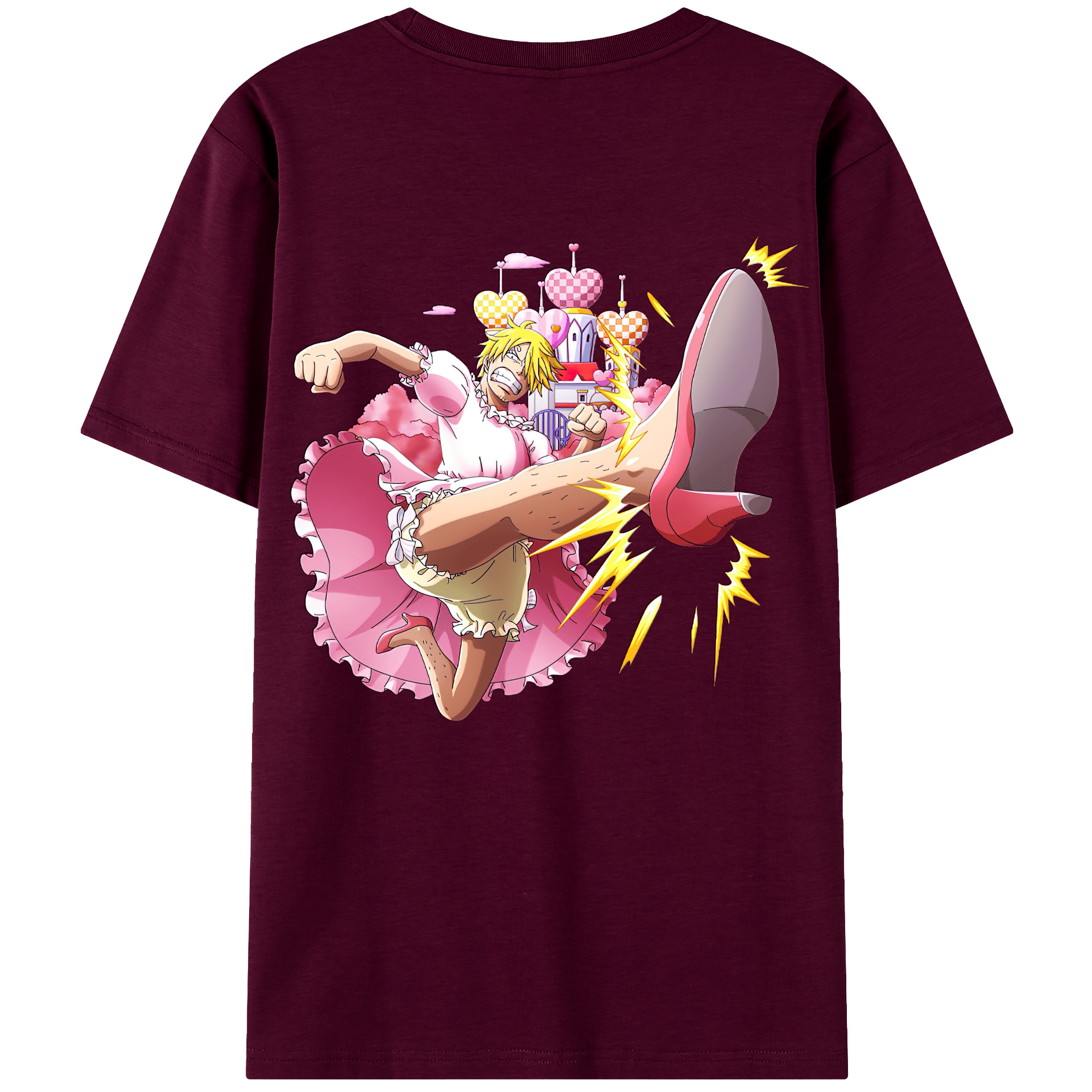 （画像用） ワンピース サンジ ONE PIECE Sanji レディース半袖Tシャツ(バックプリント)